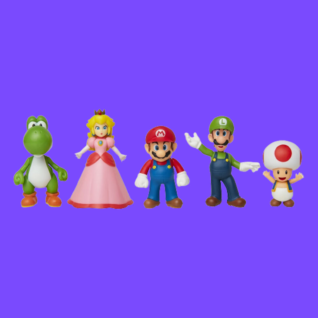 Super Mario & Friends 5er Pack Actionfiguren Nintendo