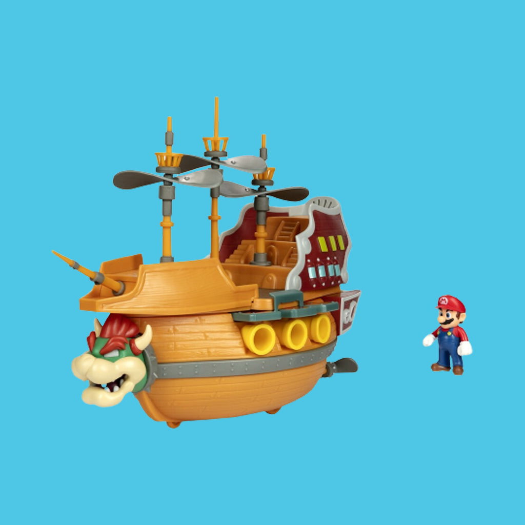 Bowser Ship Deluxe Playset Nintendo Super Mario