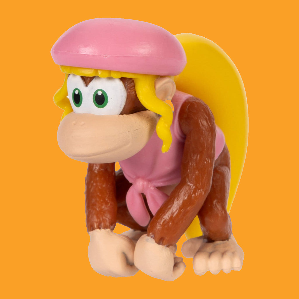Dixie Kong 6cm Actionfigur World of Nintendo