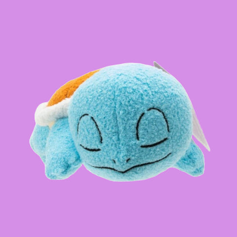 Schlafendes Schiggy Plüschfigur Pokémon