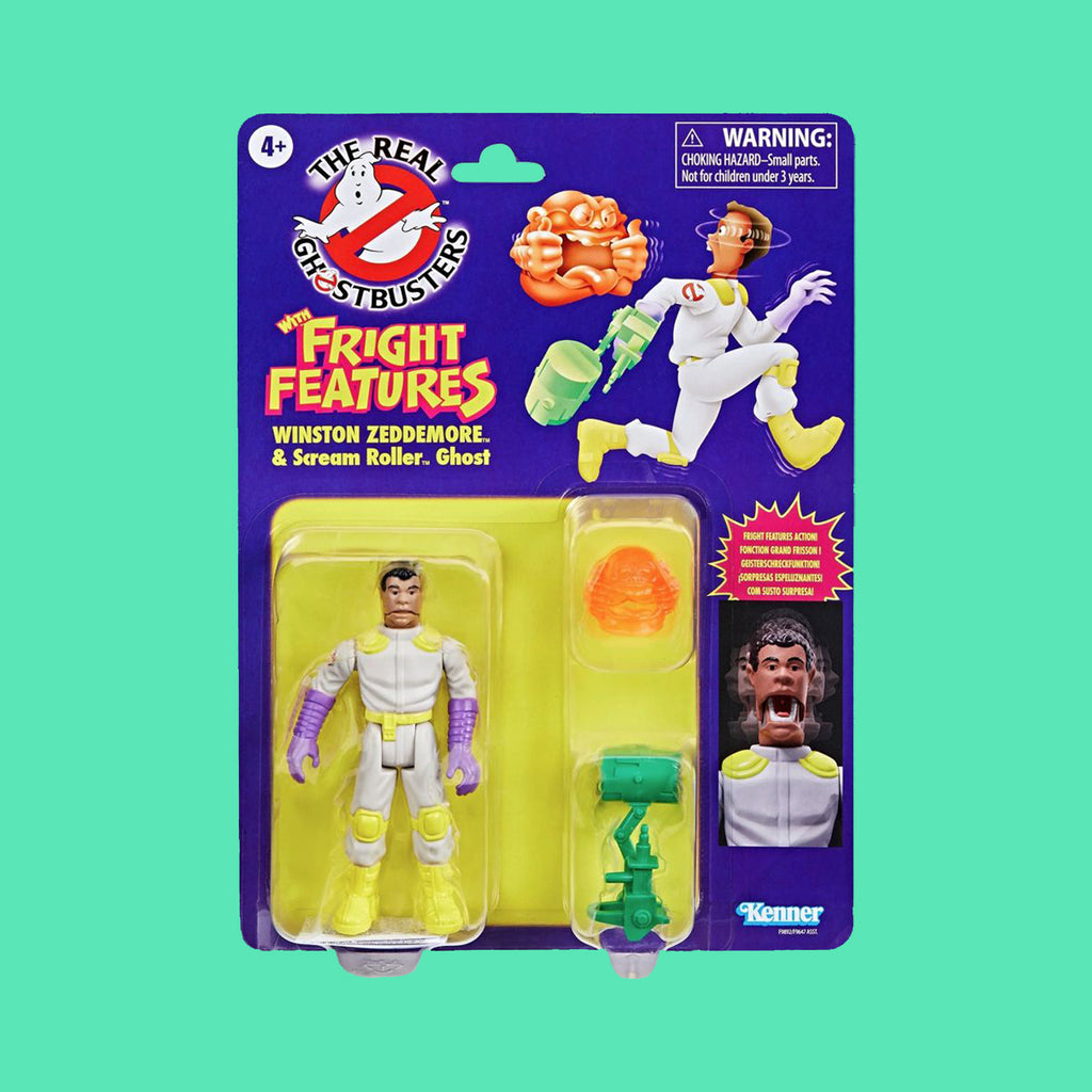 (Pre-Order) Winston Zeddemore with Fright Features Hasbro The Real Ghostbusters (Kenner Classics)