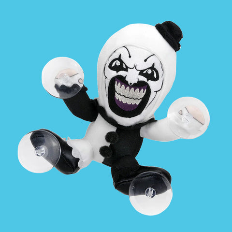 (Pre-Order) Art The Clown Fenster-Saugnapf Plüschtier Kidrobot Terrifier
