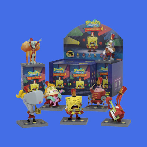 (Pre-Order) SpongeBob Schwammkopf: Band Geeks Minifiguren Mighty Jaxx (Blindbox)