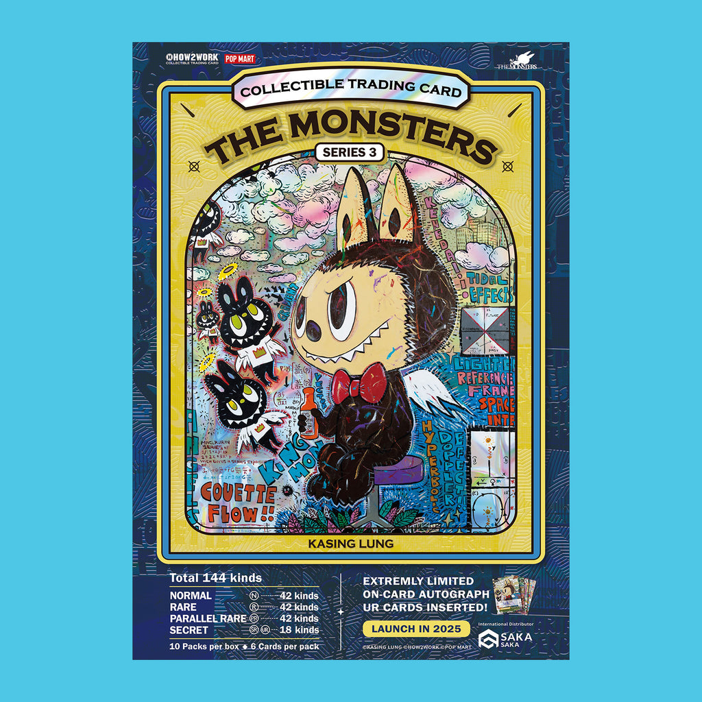 How2work Labubu Collectible Chrome Trading Cards The Monsters