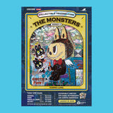 How2work Labubu Collectible Chrome Trading Cards The Monsters Series 3 - Display with 10 Packs