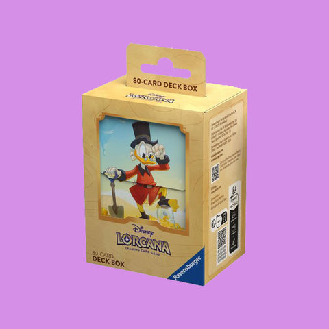 (Pre-Order) Disney Lorcana Die Tintenlande Deck Box Dagobert Duck