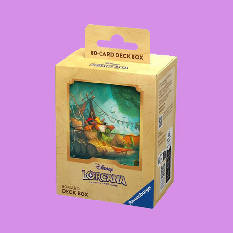 (Pre-Order) Disney Lorcana Die Tintenlande Deck Box Robin Hood