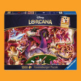Disney Lorcana Puzzle Glimmers of the Realm: Ruby (1000 Teile)