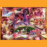 Disney Lorcana Puzzle Glimmers of the Realm: Ruby (1000 Teile)