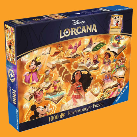 Disney Lorcana Puzzle Glimmers of the Realm: Amber (1000 Teile)