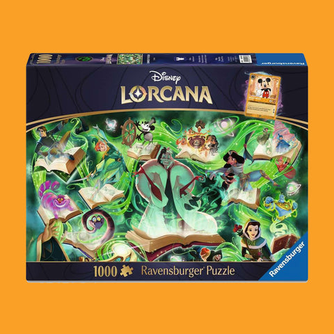 Disney Lorcana Puzzle Glimmers of the Realm: Emerald (1000 Teile)