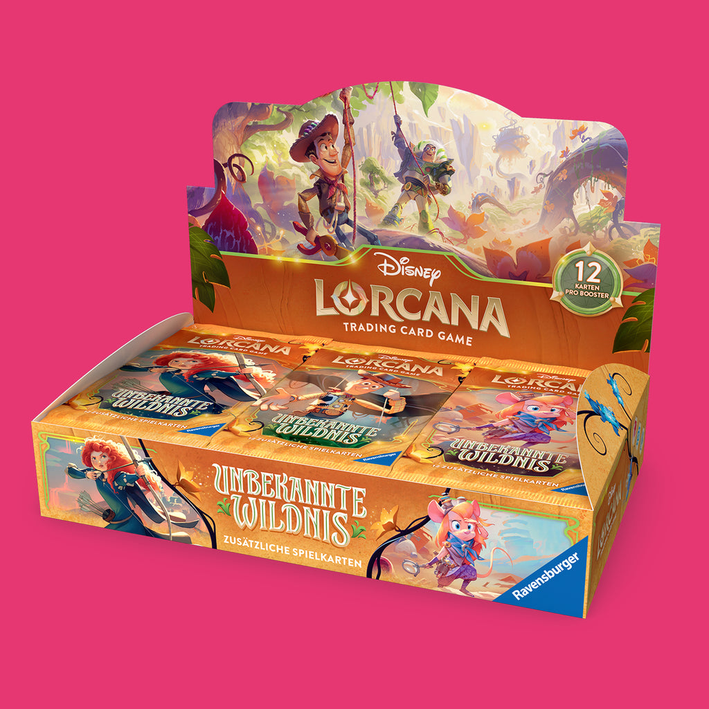 (Pre-Order) Disney Lorcana Unbekannte Wildnis Display (sealed, 24 Booster) deutsch