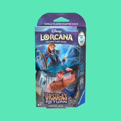 (Pre-Order) Disney Lorcana Ursula's Return Starter Deck Sapphire & Steel (englisch)