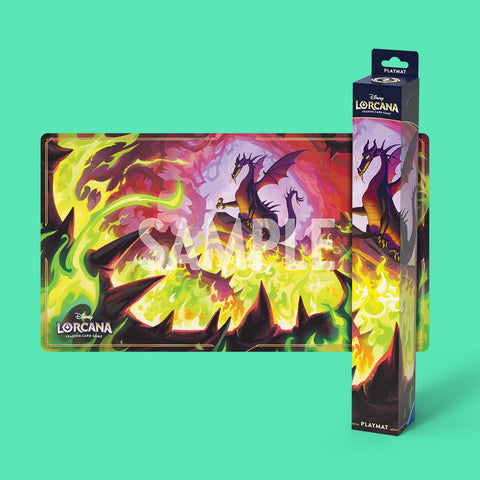 (Pre-Order) Disney Lorcana Winterzauber Spielmatte Maleficent