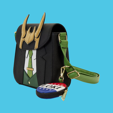 Loki for President Crossbody Bag Loungefly Marvel