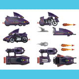 (Pre-Order) SSC (Stealth Submarine Cycle) (Fahrzeug mit Actionfigur) The Loyal Subjects M.A.S.K. Wave 2