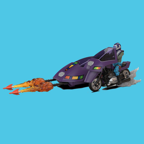 (Pre-Order) SSC (Stealth Submarine Cycle) (Fahrzeug mit Actionfigur) The Loyal Subjects M.A.S.K. Wave 2