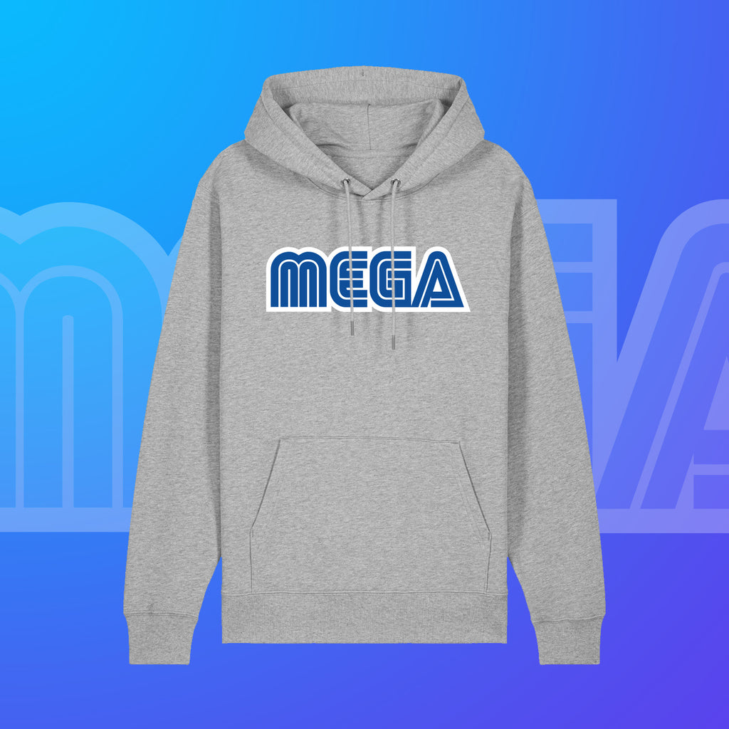 (Pre-Order) "MEGA" Hoodie grau / Nerdy Terdy Gang