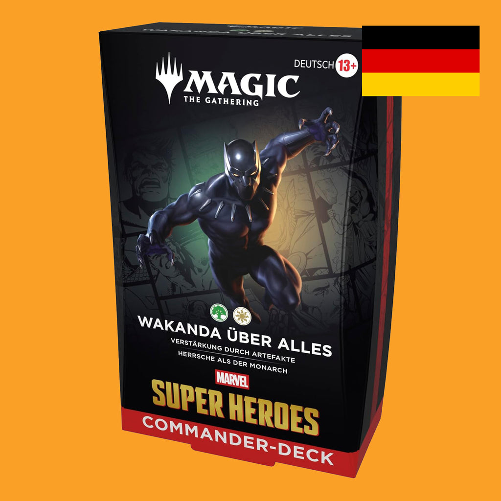 (Pre-Order) Marvel Super Heroes Commander Deck "Wakanda über alles" - Magic The Gathering (deutsch)