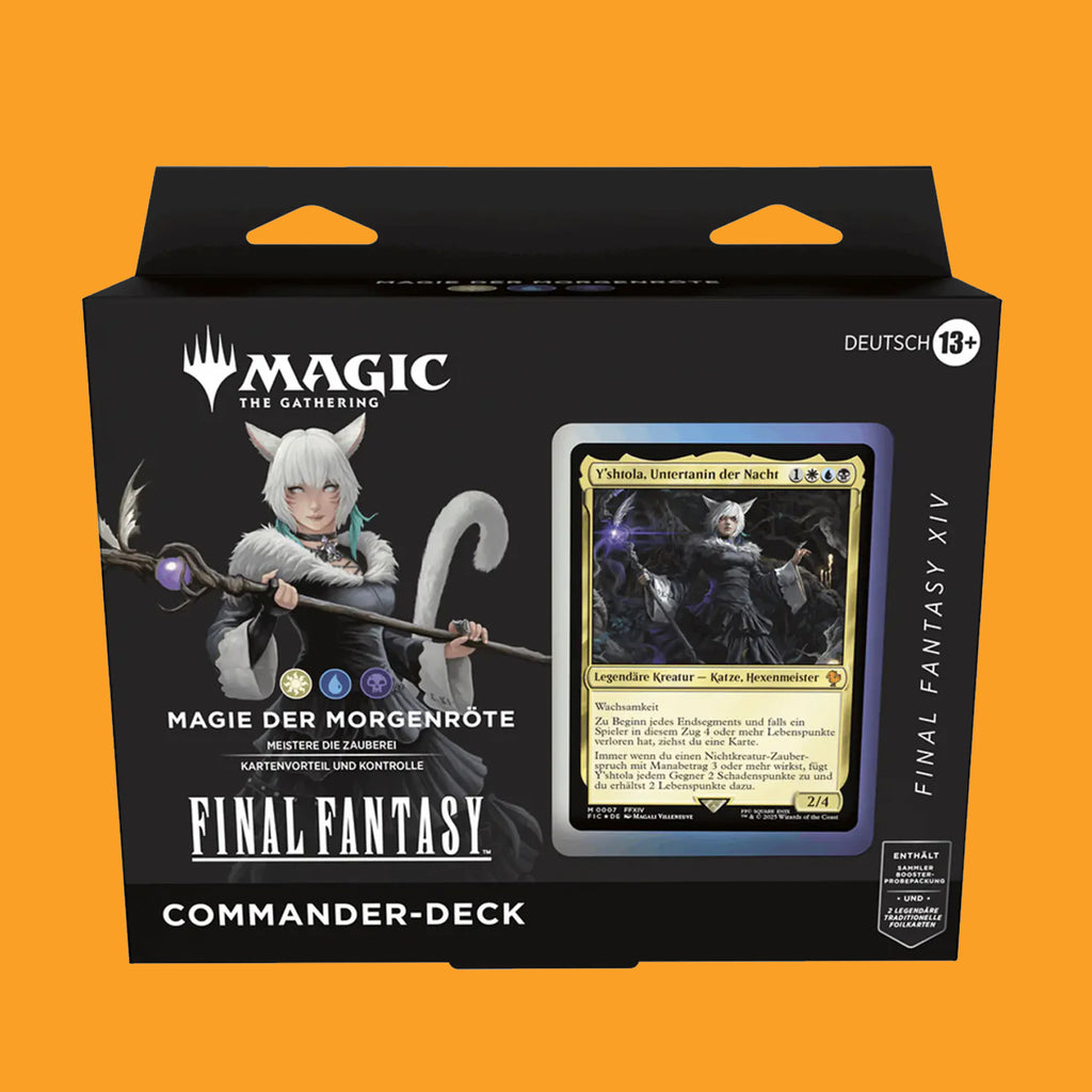 Magic The Gathering Final Fantasy Commander Deck "Magie der Morgenröte"