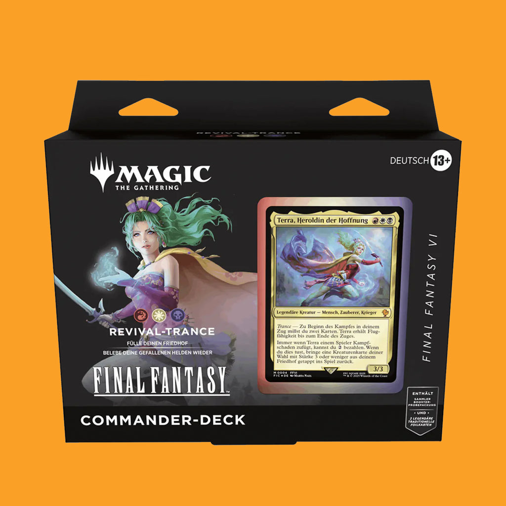 Magic The Gathering Final Fantasy Commander Deck "Revival Trance"