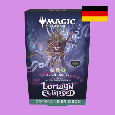 (Pre-Order) Magic The Gathering Lorwyns Finsternis Commander Deck "Fluch der Fäulnis" (Deutsch)