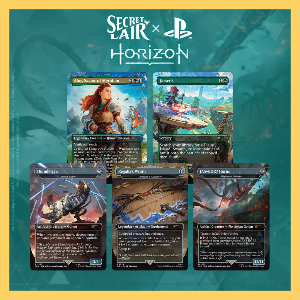 Magic The Gathering Playstation Secret Lair x Horizon: Into the forbidden West (englisch)