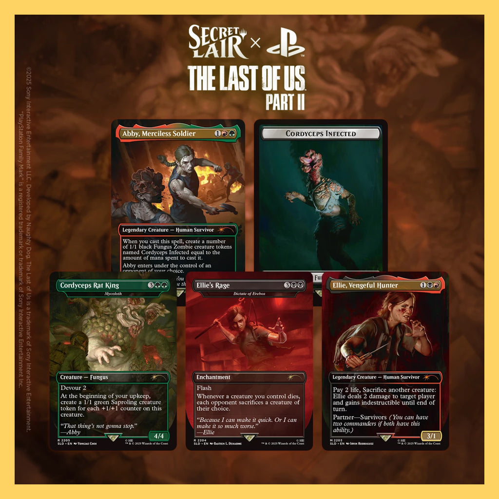 Magic The Gathering Playstation Secret Lair x The Last of Us Part 2 (englisch)