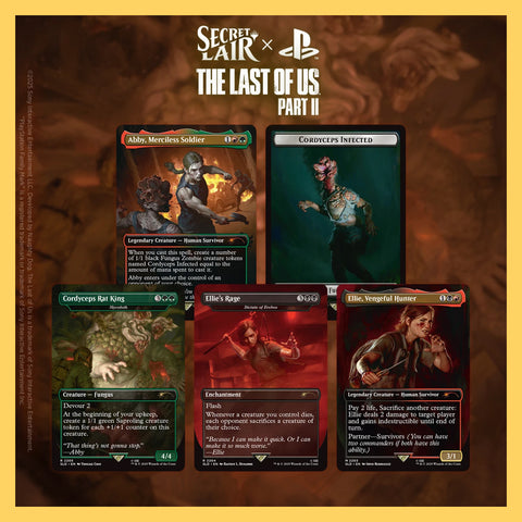Magic The Gathering Playstation Secret Lair x The Last of Us Part 2 (englisch)
