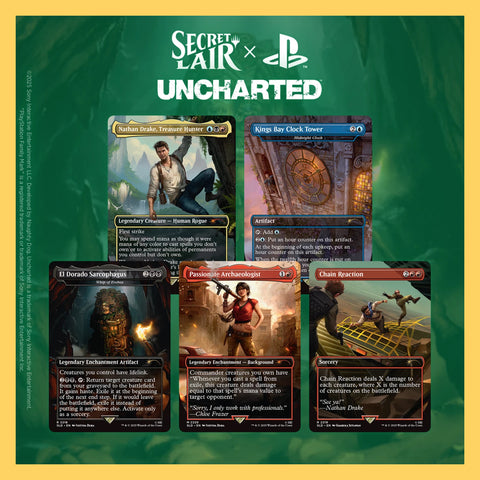 Magic The Gathering Playstation Secret Lair x Uncharted (englisch)