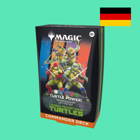 Magic The Gathering Teenage Mutant Ninja Turtles Commander Deck Turtle Power! (deutsch)