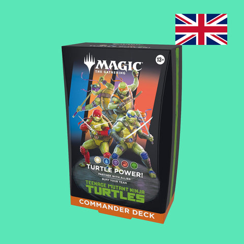 (Pre-Order) Magic The Gathering Teenage Mutant Ninja Turtles Commander Deck Turtle Power! (englisch)
