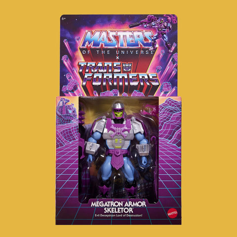 Megatron Armor Skeletor Mattel Masters of the Universe X Transformers