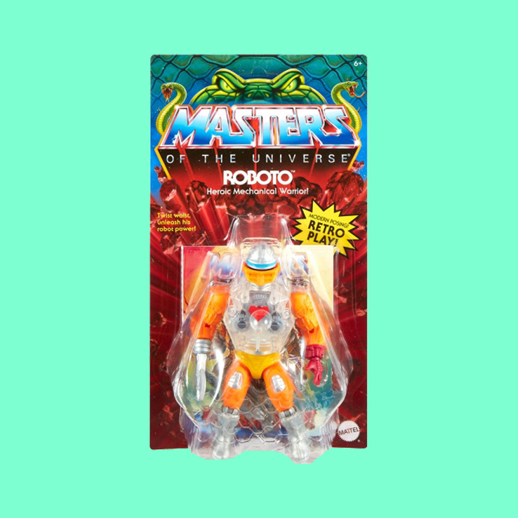 Roboto (Mini Comic) Origins Actionfigur Mattel Masters Of The Universe