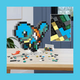 Schiggy Pixel Art Mattel MEGA Bauset Pokémon