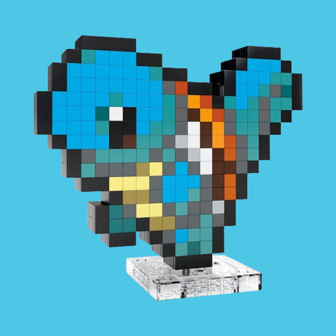 Schiggy Pixel Art Mattel MEGA Bauset Pokémon