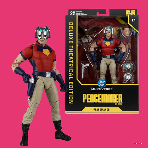 (Pre-Order) Peacemaker Actionfigur McFarlane DC Mulitverse Theatrical Deluxe Edition