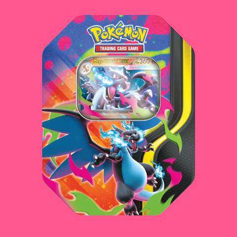 (Pre-Order) Tin Box 126 Glurak X Ex "Erhabene Helden" (deutsch) Pokémon "Mega Entwicklungen"