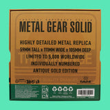 Metal Gear Solid 2 Replik Cardboard Box Antique Gold
