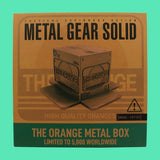 Metal Gear Solid 2 Replik Cardboard Box Antique Gold