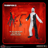(Pre-Order) Art The Clown & Little Pale Girl Doppelset Mezco Toyz 5 Point Actionfigur Terrifier 2