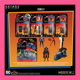 (Pre-Order) Batman & Bycycle Actionfigur Mezco Toyz DC Batman: The Animated Series