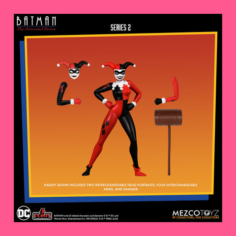 (Pre-Order) Harley Qinn Actionfigur Mezco Toyz DC Batman: The Animated Series
