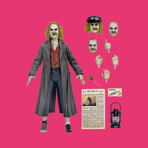 (Pre-Order) Beetlejuice (Tour Guide) Ultimate Actionfigur NECA Beetlejuice 1988