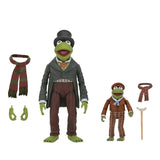 (Pre-Order) Kermit as Bob Cratchit & Robin as Tiny Tim (2er-Pack) Ultimate Actionfigur Die Muppets Weihnachtsgeschichte