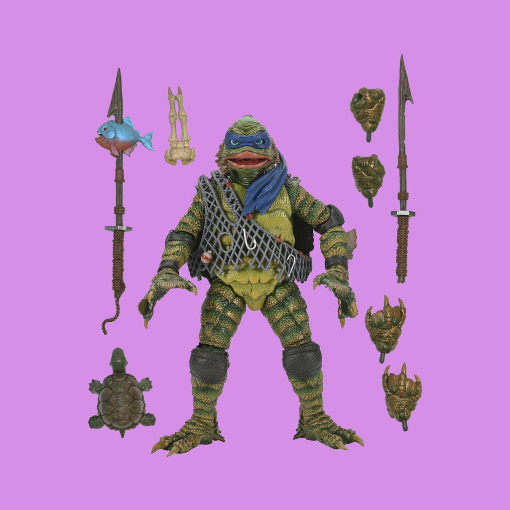 (Pre-Order) Leonardo as the Creature Ultimate Actionfigur Neca Universal Monsters x Teenage Mutant Ninja Turtles