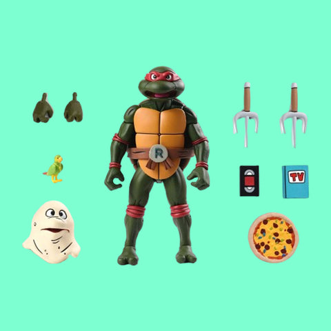 (Pre-Order) Raphael VHS Ultimate Actionfigur NECA Teenage Mutant Ninja Turtles: Cartoon