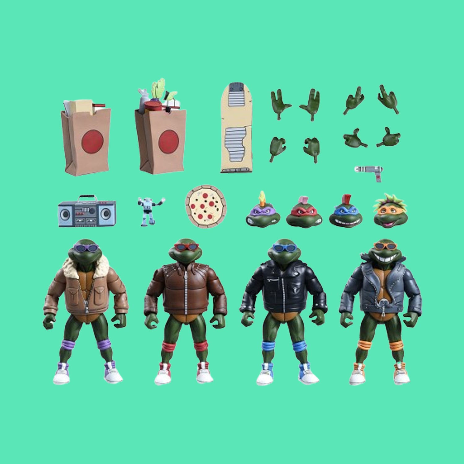 NECA TMNT punk disguise turtles : r/NECATMNT