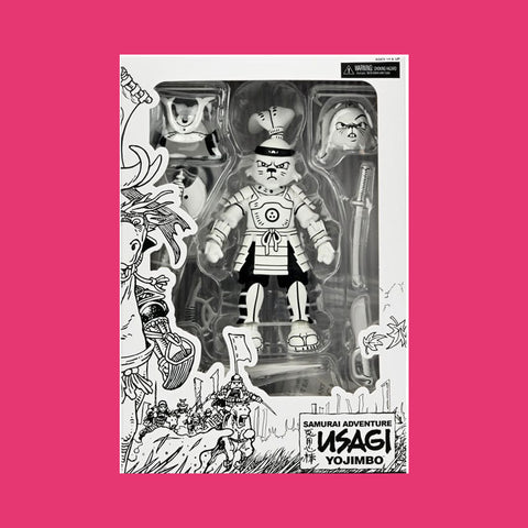 (Pre-Order) Samurai Usagi Yojimbo Black & White Actionfigur NECA Usagi Yojimbo