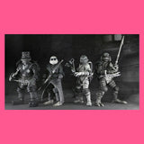 (Pre-Order) Universal Monsters x Teenage Mutant Ninja Turtles Actionfiguren 4er-Pack NECA